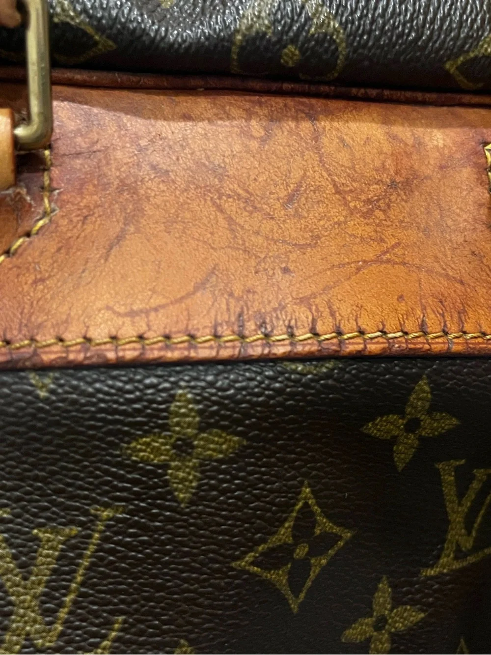 Louis Vuitton Deauville handbag in monogram canvas